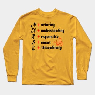 Nurse meaning Long Sleeve T-Shirt